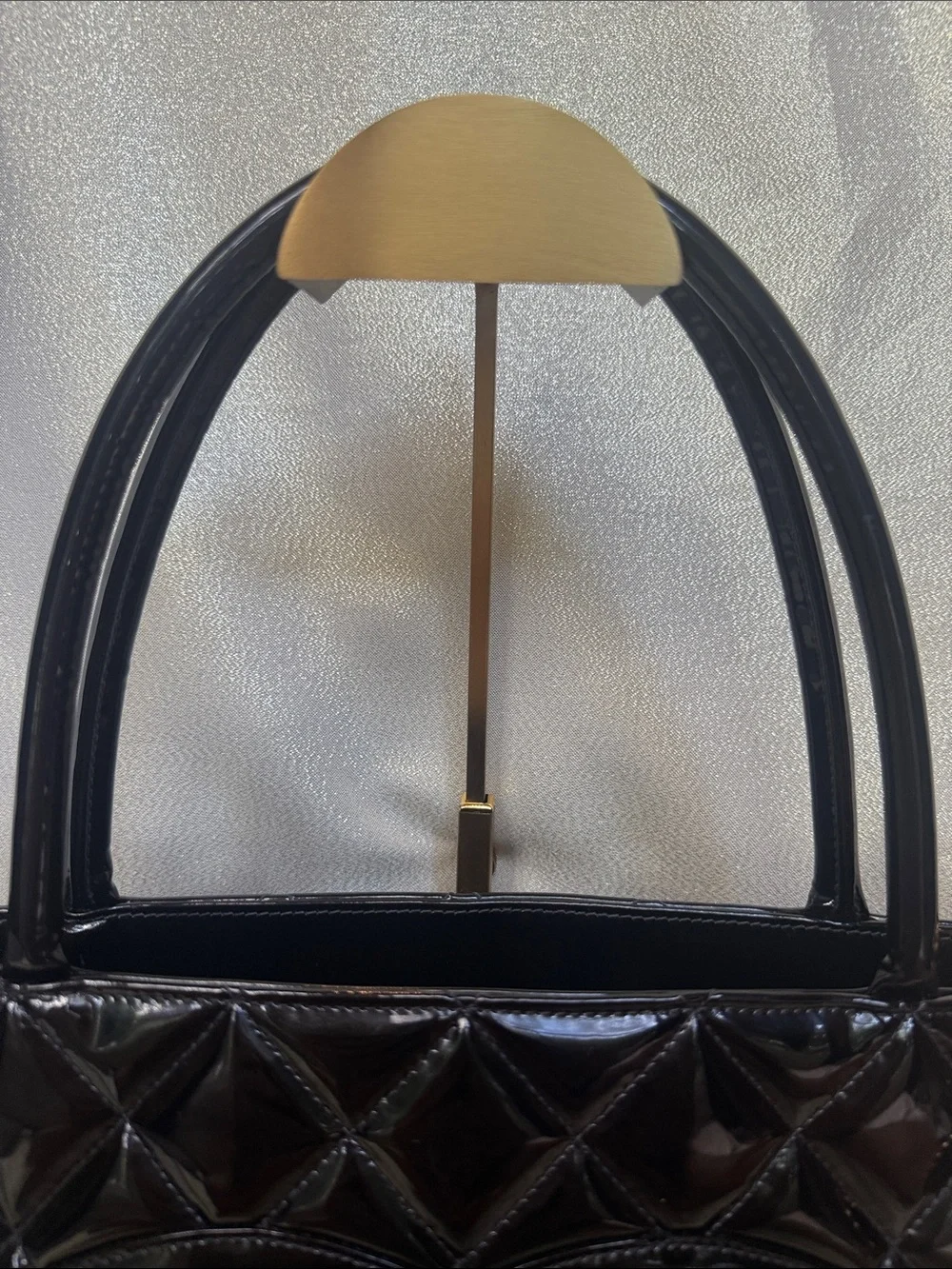 CHANEL glossy black